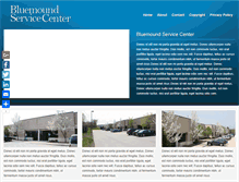 Tablet Screenshot of bluemoundservicecenter.com